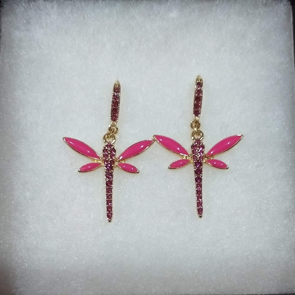 Fantastical, Playful, Pink Crystal Dragonf… - Picture 2 of 6
